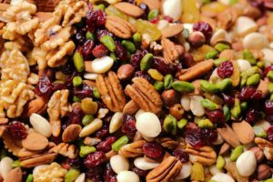 nuts and dried fruit