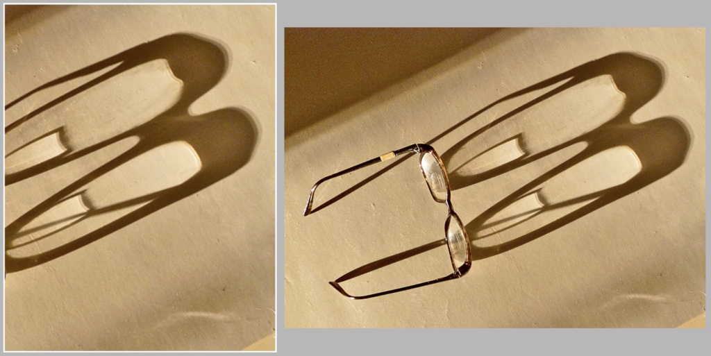 glasses shadow photo