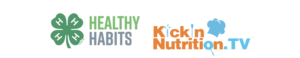 4-H Healthy Habits and KickinNutrition.TV logos