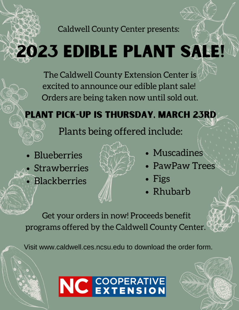 2023 Edible Plant Sale(no Longer Accepting Orders) 