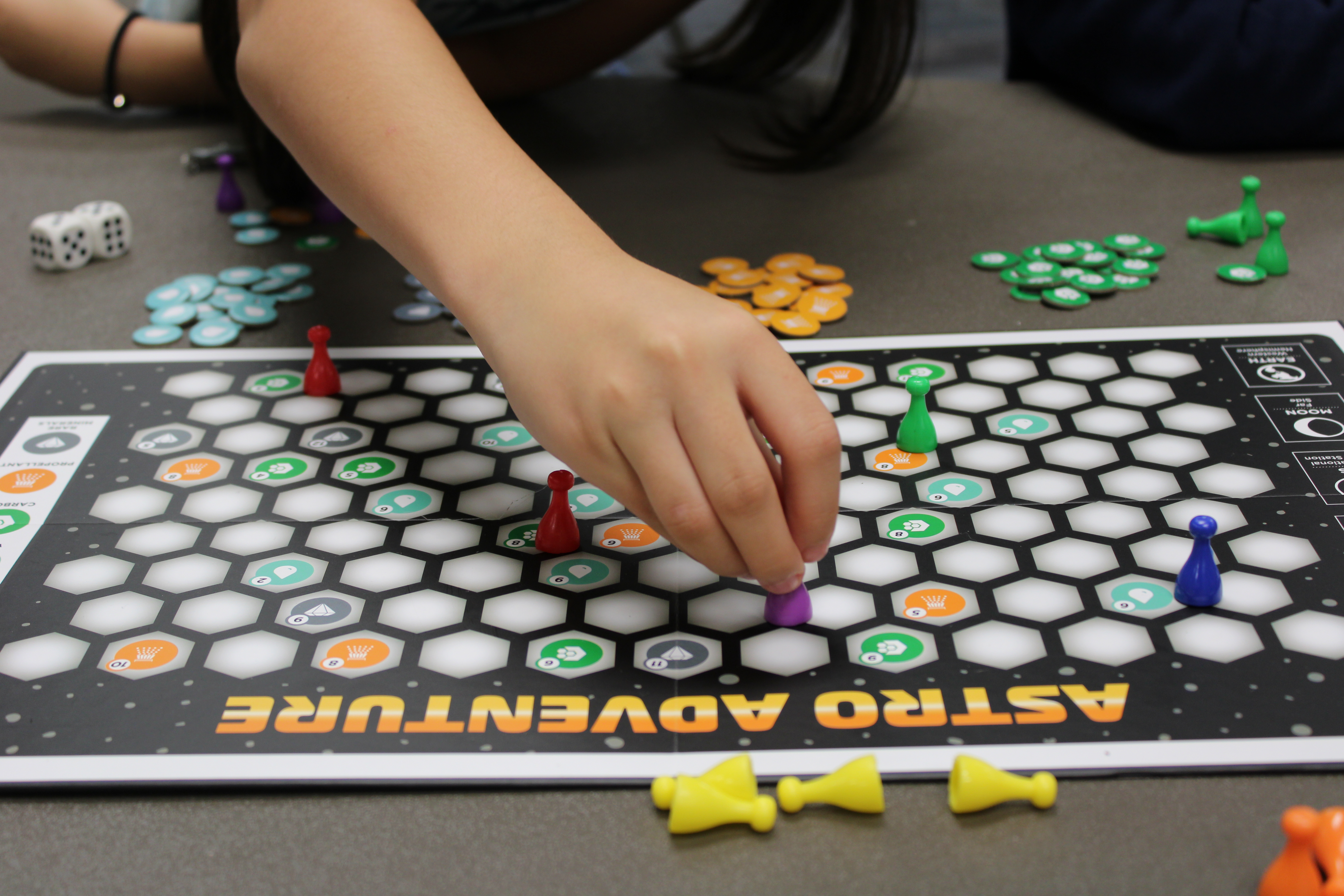 Youth play Astro Adventure as part of the 2021 4-H STEM Challenge.