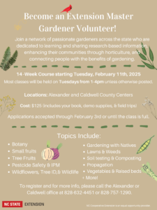 Cover photo for Are You Interested in Becoming an Extension Master Gardener Volunteer? 